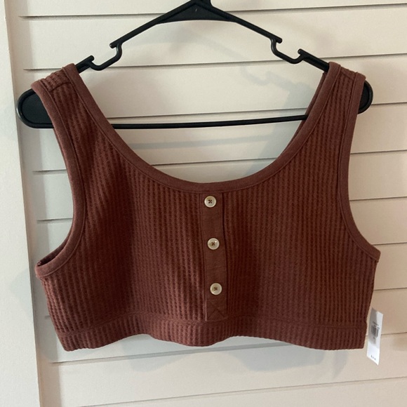 Old Navy Waffleknit Rust Sleep Set NWT - Picture 2 of 11